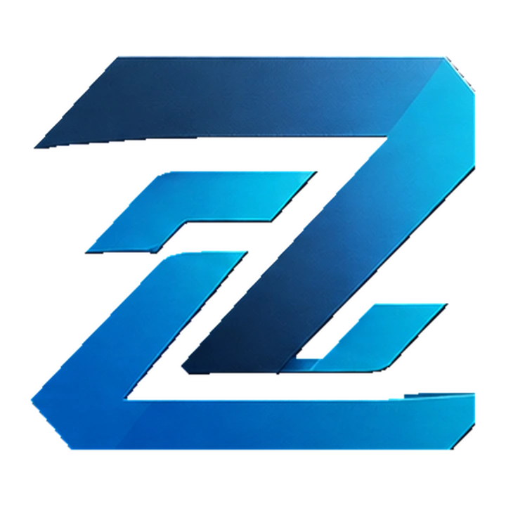 ZelvotriX's original blue geometric Z symbol