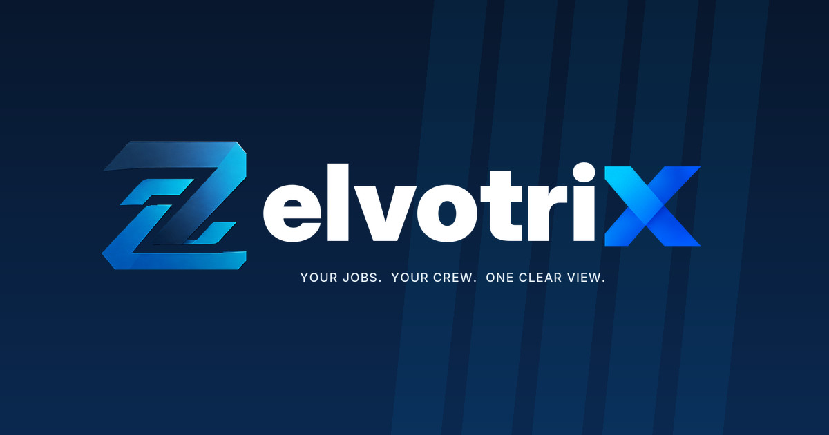 ZelvotriX social link preview with navy background